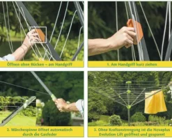Wäschespinne JUWEL Novaplus Evolution Lift