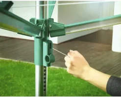 Wäschespinne Leifheit Linomatic 400 comfort, aluminium