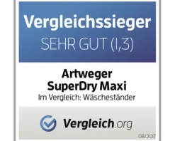 Wäscheständer Artweger by Juwel Super Dry Maxi obsidan grey Trockenlänge 20 m