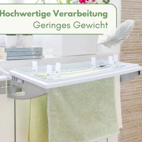 Wäscheständer Badewanne Wäscheständer Balkon Handtuchhalter Heizkörper Badheizkörper Handtuchhalter Heizungstrockner Balkonwäschetrockner inkl 10 Wäscheklammern