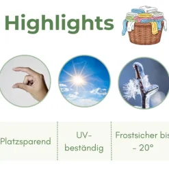 Wäscheständer Badewanne Wäscheständer Balkon Handtuchhalter Heizkörper Badheizkörper Handtuchhalter Heizungstrockner Balkonwäschetrockner inkl 10 Wäscheklammern