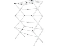 Wäscheständer EASYmaxx ausziehbar weiß