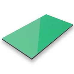 50x100cm - Aluverbundplatte Aluminiumverbund Grün RAL 6024 - 3 mm/0,3 mm