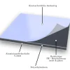 50x100cm - Aluverbundplatte Aluminiumverbund Anthrazit RAL 7016 - 3 mm/0,3 mm