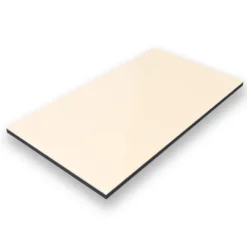 150x305cm - Aluverbundplatte Aluminiumverbund Elfenbein RAL 1015 - 3 mm/0,3 mm