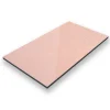 70x70cm - Aluverbundplatte Aluminiumverbund Kupfer-Gebürstet 008 - 3 mm/0,3 mm