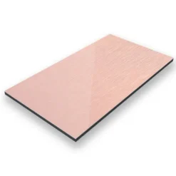 70x70cm - Aluverbundplatte Aluminiumverbund Kupfer-Gebürstet 008 - 3 mm/0,3 mm