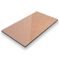 70x70cm - Aluverbundplatte Aluminiumverbund Bronze-Gebürstet 006 - 3 mm/0,3 mm