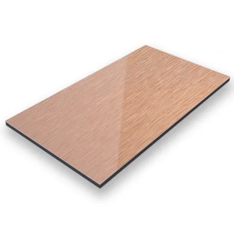 50x100cm - Aluverbundplatte Aluminiumverbund Bronze-Gebürstet 006 - 3 mm/0,3 mm