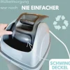 2x Mülleimer Schwingdeckel Mülleimer Küche 33 L Groß 60 cm Schwingeimer Mülltrenner Abfalleimer Küche Mülleimer mit Deckel Küchenabfalleimer