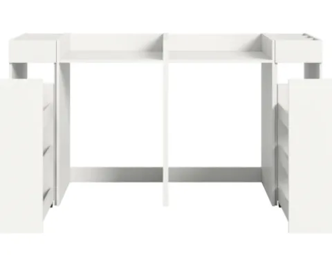 Xonox.home Waschmaschinenschrank Free BxHxT 190 x 101 cm x 60 cm Frontfarbe weiß