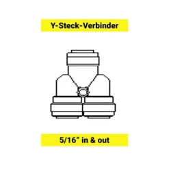 Y - Steckverbinder für Schlauch 5/16