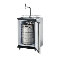 Zapfanlage, Bierzapfanlage - Fassbierkühlschrank bis zu 50L Fässer (Bierbar)