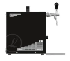 Zapfanlage, Bierzapfanlage PYGMY 25/K LIMITED EDITION mit Membranpumpe, 1-leitig Trockenkühlgerät aus Edelstahl, 35 Liter/h, Green Line