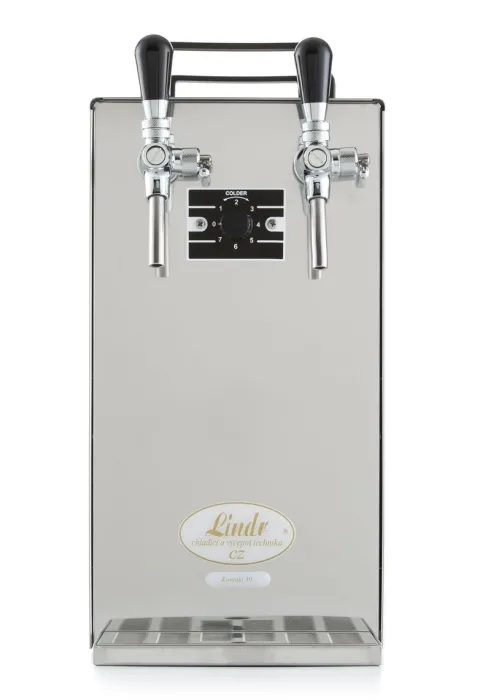 Zapfanlage - Kontakt 40 Bierzapfanlage 2-leitig Trockenkühler, Durchlaufkühler 50 Liter/h, Green Line