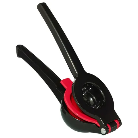 Zitronenpresse, Zitruspresse, Limettenpresse - SQUEEZY, (Black Edition) - Manuelle aus Aluminiumguss