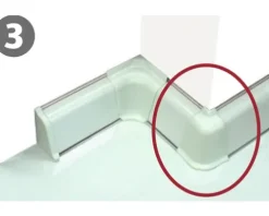 Zubehörset für Wandabschlussprofil 14 alu 7 Stück