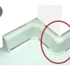 Zubehörset für Wandabschlussprofil 23 titan 4 Stück