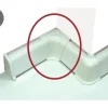 Zubehörset für Wandabschlussprofil 23 44409 Marmor 4 Stück