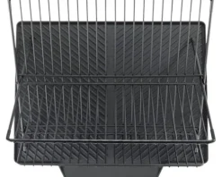 Abtropfmatte Wenko Nelia mit Gestell schwarz 54771100