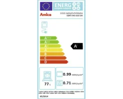 Amica Backofen EBPX 945 600 SM Nutzvolumen 77 l Maße BxHxT 56 cm x 60 cm x 56 cm
