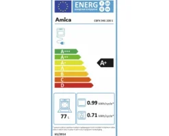 Amica Backofen EBPX 946 200 S Nutzvolumen 77 l Maße BxHxT 60 cm x 56 cm x 56 cm