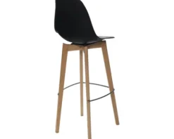 Barhocker Veba Keeve 119 x 47 x 53 cm Holz schwarz