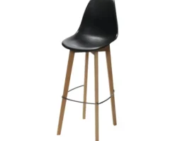 Barhocker Veba Keeve 119 x 47 x 53 cm Holz schwarz
