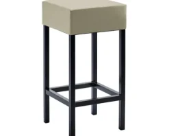 Barstuhl Mayer Sitzmöbel 1113 34 x 34 x 65 cm Stahl schwarz/taupe