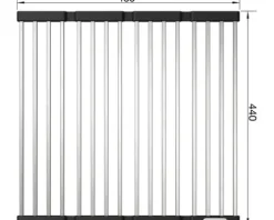 BLANCO Klappmatte II 460 x 440 mm edelstahl 238483