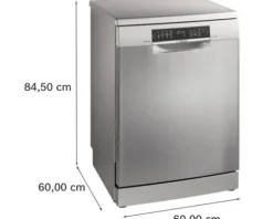 Bosch Freistehender Geschirrspüler 60 cm für 14 Maßgedecke 9 l 40 dB (A) SMS6ZCI16E edelstahl