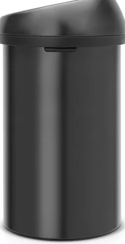 Brabantia Abfallbehälter Mit Soft Touch Öffnung 60 Liter HxBxT 71 x 40 x 40 cm Metall Matt Schwarz