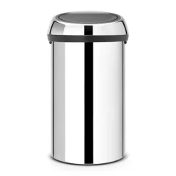 Brabantia Abfallbehälter Mit Soft Touch Öffnung 60 Liter HxBxT 71 x 40 x 40 cm Metall Edelstahl