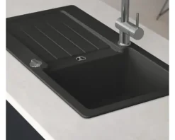 CENTA Spüle NAOS 45 860 x 435 mm schwarz NAOS 45 BL