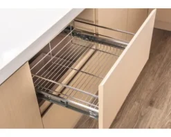 CENTA Teleskop Schublade für 60er Schrank chrom