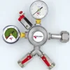 Druckminderer, Druckregler, Druckreduzierventil - CO2, Premium Micro Matic, 2-leitig