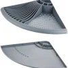 Eck-Geschirrabtropfer Wenko Cornio grau 2371100