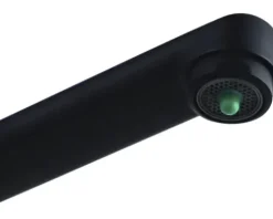 Einhebel Wand Küchenarmatur PINZON 200 schwarz matt