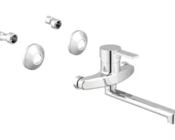 Einhebel Wand Küchenarmatur SEVERN chrom glänzend