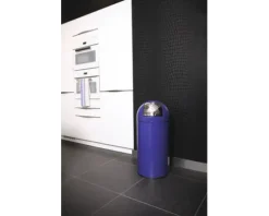EKO Mülleimer mit Pushdeckel Pushcan 40 l blau