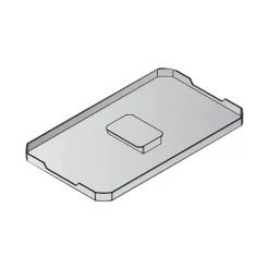 Envi Free Deckel 382 x 230 mm 20853 Mülleimerdeckel Kunststoff Telegrau für Küche