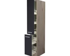 Flex Well Apothekerschrank Santo BxTxH 30 x 57 x 200 cm anthrazit matt zerlegt 00011004