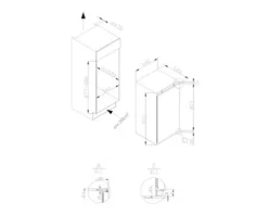 Gefrierschrank Amica EGSS 321 900 BxHxT 56 x 88 x 55 cm Gefrierteil 100 l