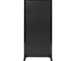Gehwegtafel Woody Kiefernholz schwarz 56x117 cm