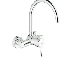 GROHE Einhebel Wand Küchenarmatur CONCETTO chrom glänzend 32667001