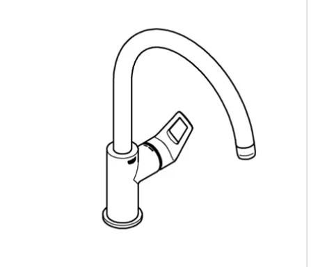 GROHE Küchenarmatur BAULOOP chrom 31368001
