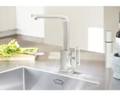 GROHE Küchenarmatur EUROCUBE supersteel matt 31255DC0