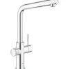 GROHE Küchenarmatur mit Filterfunktion und Kochend heißes Wasser GROHE RED chrom 30327001