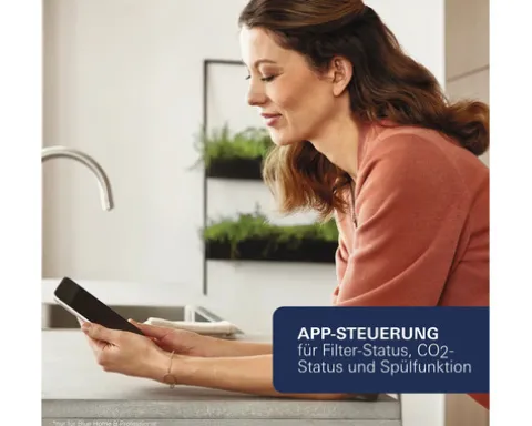 GROHE Küchenarmatur mit Sprudel GROHE BLUE HOME chrom 31454001