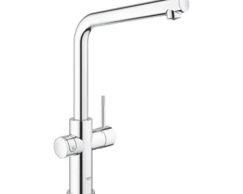 GROHE Küchenarmatur mit Sprudel GROHE BLUE HOME chrom 31454001